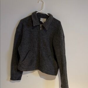 Express Tricot Charcoal Wool Sweater